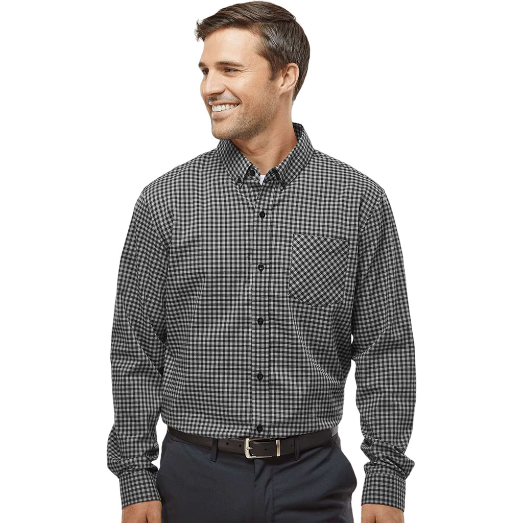 Burnside Men's Grey/Black Technical Stretch Burn Shirt