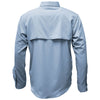 BAW Men's Ice Blue Long Sleve Fishing Shirt