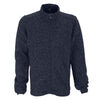 Vantage Men's Navy Heather Summit Sweater-Fleece Jacket