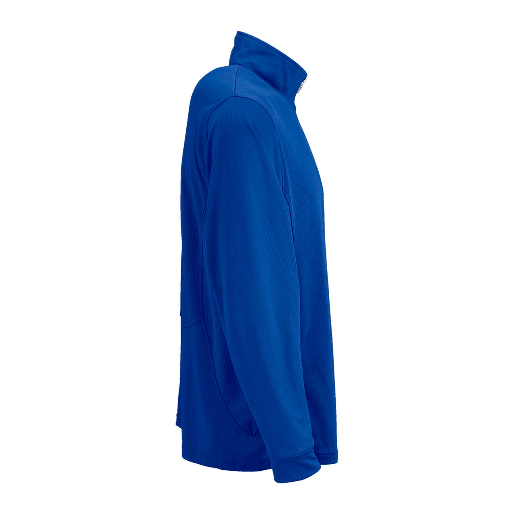 Vantage Men's Royal Mesh 1/4-Zip Tech Pullover