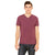 Bella + Canvas Unisex Maroon Triblend Short-Sleeve V-Neck T-Shirt