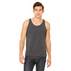 Bella + Canvas Unisex Dark Grey Heather Jersey Tank