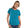 LAT Women's Vintage Turquoise Fine Jersey T-Shirt