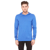 Bella + Canvas Unisex Heather True Royal Jersey Long-Sleeve Hoodie