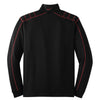 Nike Men's Black/Red Dri-FIT Long Sleeve Quarter Zip