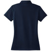 Nike Women's Navy Dri-FIT Short Sleeve Micro Pique Polo