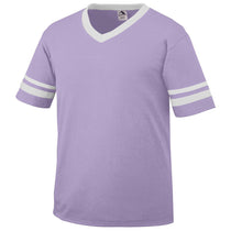 Augusta Sportswear Men's Light Lavender/White Sleeve Stripe Jersey