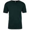 Next Level Men's Forest Green Premium Fitted Short-Sleeve Crew