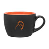 ETS Bolzano Black/Orange Ceramic Mug 18 oz