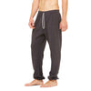 Bella + Canvas Unisex Dark Grey Heather Fleece Long Scrunch Pant