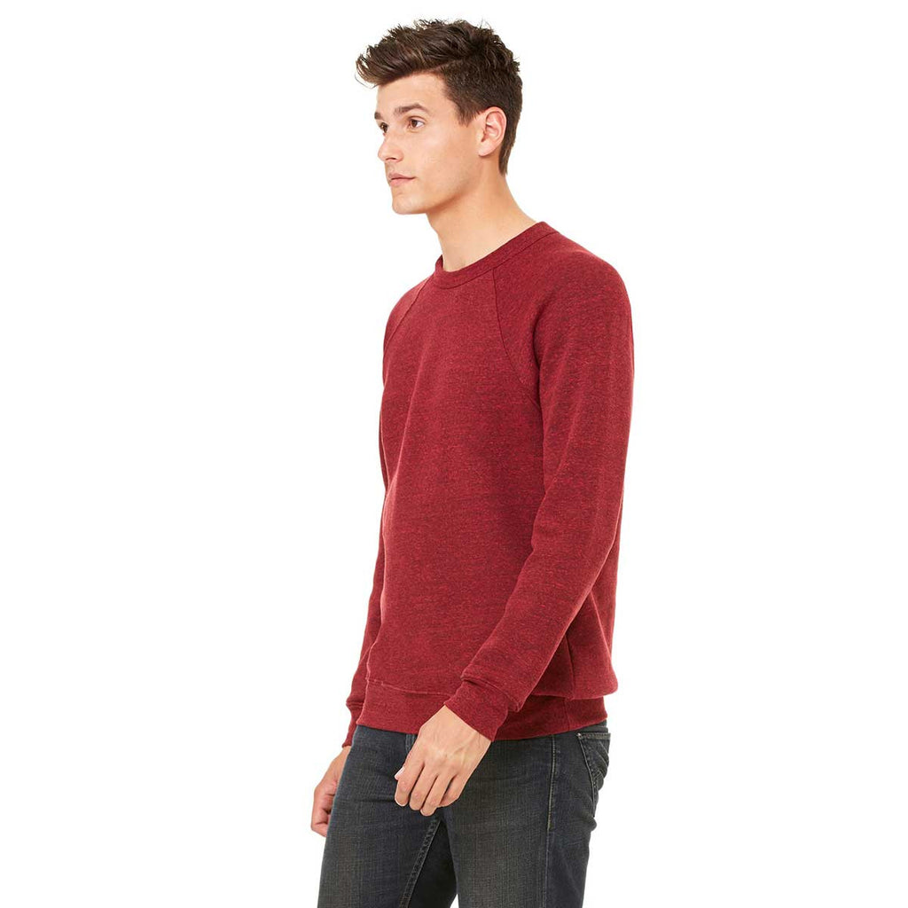 Bella + Canvas Unisex Cardinal Triblend Crew Neck Sweatshirt