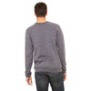 Bella + Canvas Unisex Dark Grey Marble Fleece Crew Neck Sweatshirt