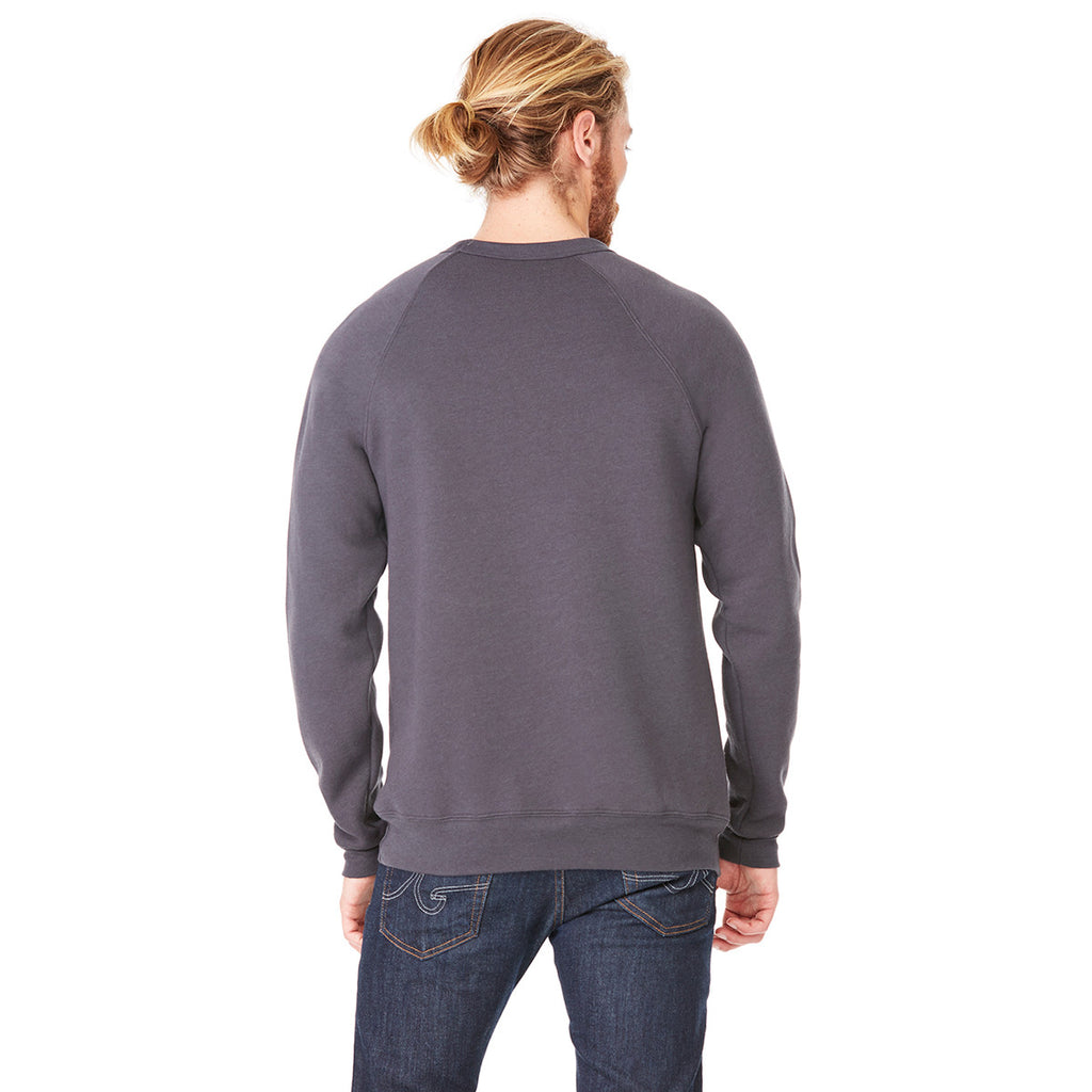 Bella + Canvas Unisex Dark Grey Crew Neck Sweatshirt