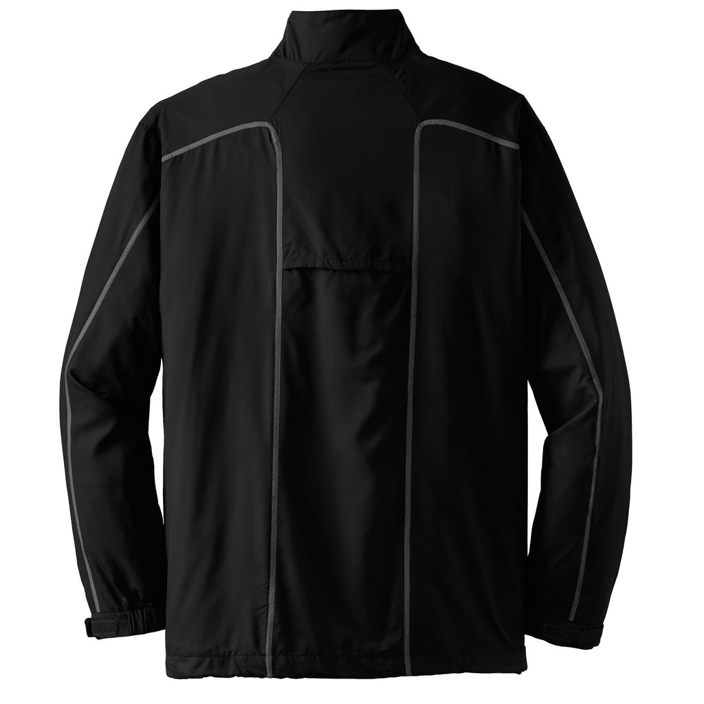 Nike Golf Men's Black/Dark Grey Quarter Zip Wind Jacket