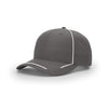 Richardson Charcoal/White Sideline R-Active Lite with Contrasting Piping Cap