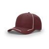 Richardson Maroon/White Sideline R-Active Lite with Contrasting Piping Cap