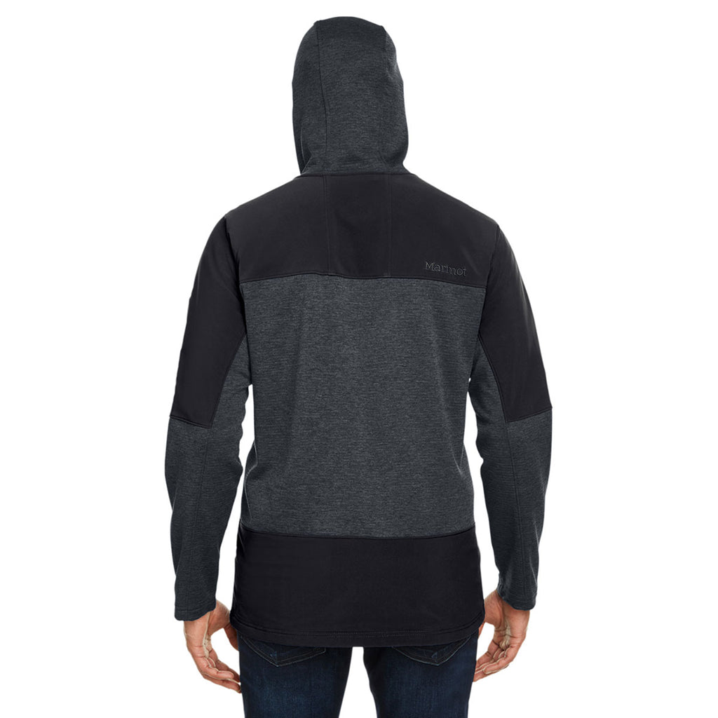 Marmot Men's Black Stonewall Full-Zip Hooded Sweatshirt