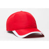 Pacific Headwear Red/White Lite Series Adjustable Active Cap With Trim