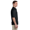 Jerzees Men's Black 5.6 Oz Spotshield Pocket Jersey Polo