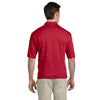 Jerzees Men's True Red 5.6 Oz Spotshield Pocket Jersey Polo