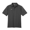 Nike Men's Grey Dri-FIT Short Sleeve Sport Swoosh Pique Polo