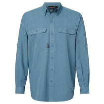 Dri Duck Men's Slate Blue Crossroads Woven Shirt