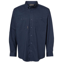 Dri Duck Men's Deep Blue Craftsman Woven Shirt