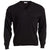 Edwards Unisex Black Jersey Knit Acrylic Sweater