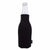 Koozie Black Zip-Up Bottle Kooler with Opener