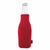 Koozie Red Zip-Up Bottle Kooler with Opener