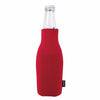 Koozie Red Zip-Up Bottle Kooler with Opener