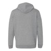Oakley Men's Heather Grey Cotton Blend Hooded Full-Zip Sweatshirt