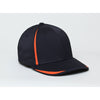Pacific Headwear Black/Orange Universal M3 Performance Cap