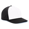 Pacific Headwear Black/White Perforated F3 Performance Cap
