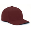 Pacific Headwear Maroon Perforated F3 Performance Cap