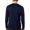 Hanes Men's Navy Cool DRI with FreshIQ Long-Sleeve Performance T-Shirt