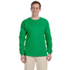 Fruit of the Loom Men's Kelly 5 oz. HD Cotton Long-Sleeve T-Shirt