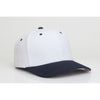 Pacific Headwear White/Navy Universal M2 Performance Cap