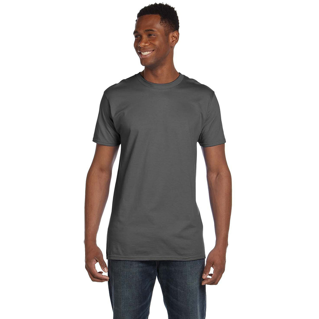 Hanes Unisex Smoke Grey Perfect-T PreTreat T-Shirt