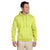 Jerzees Men's Safety Green 9.5 Oz. Super Sweats Nu-Blend Fleece Pullover Hood