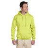 Jerzees Men's Safety Green 9.5 Oz. Super Sweats Nu-Blend Fleece Pullover Hood