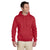 Jerzees Men's True Red 9.5 Oz. Super Sweats Nu-Blend Fleece Pullover Hood
