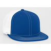 Pacific Headwear Royal/White D-Series Fitted Trucker Mesh Cap