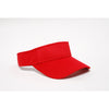 Pacific Headwear Red Adjustable Coolport Visor
