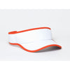 Pacific Headwear White/Orange Lite Series All-Sport Active Visor