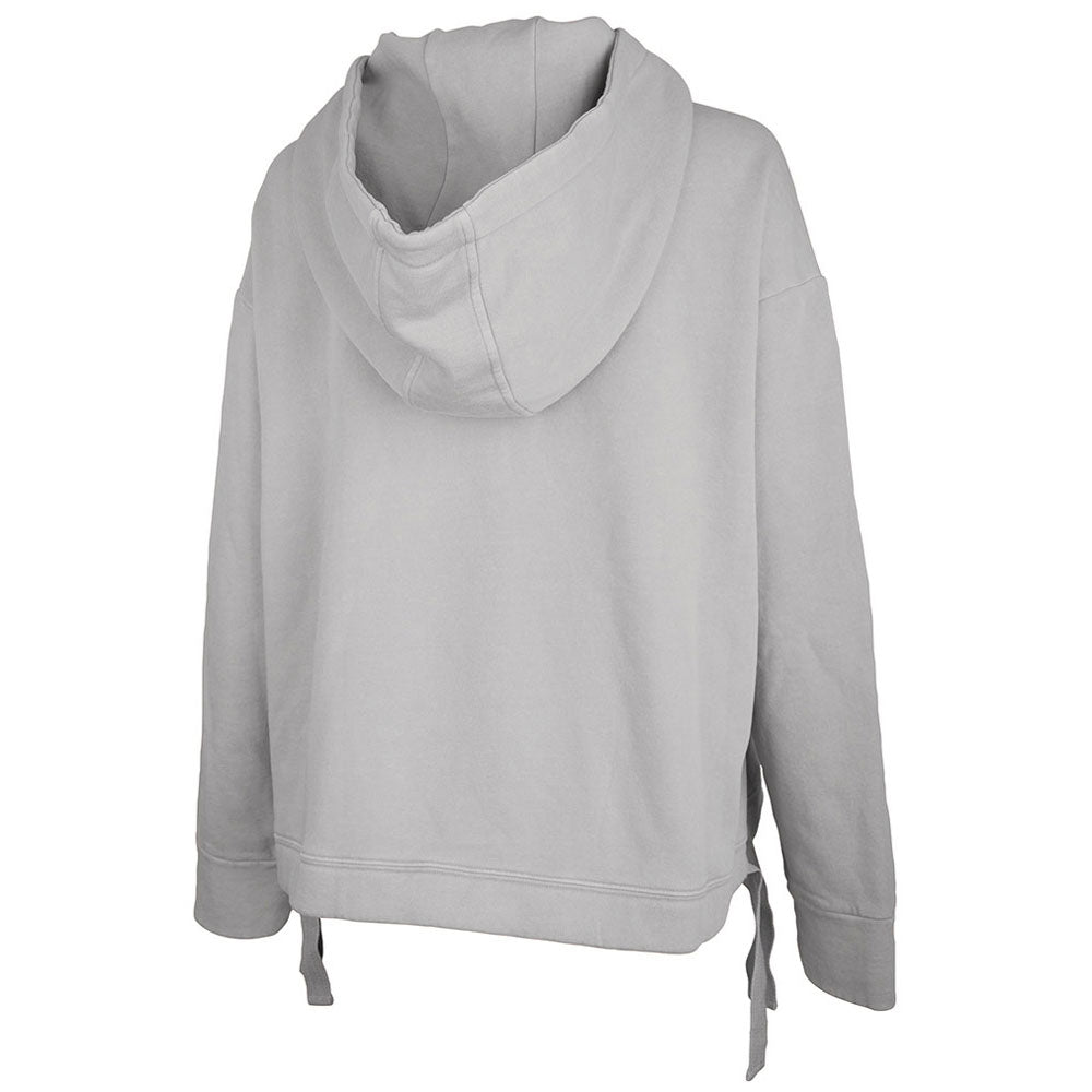 Charles River Women's Light Grey Laconia Hooded Sweatshirt