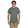 Hanes Men's Heather Green 5.2 oz. 50/50 EcoSmart T-Shirt