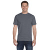 Hanes Men's Charcoal Heather Tall 6.1 oz. Beefy-T