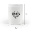 Howligans White Ceramic Treat Jar 