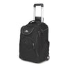 High Sierra Black Powerglide Wheeled Backpack